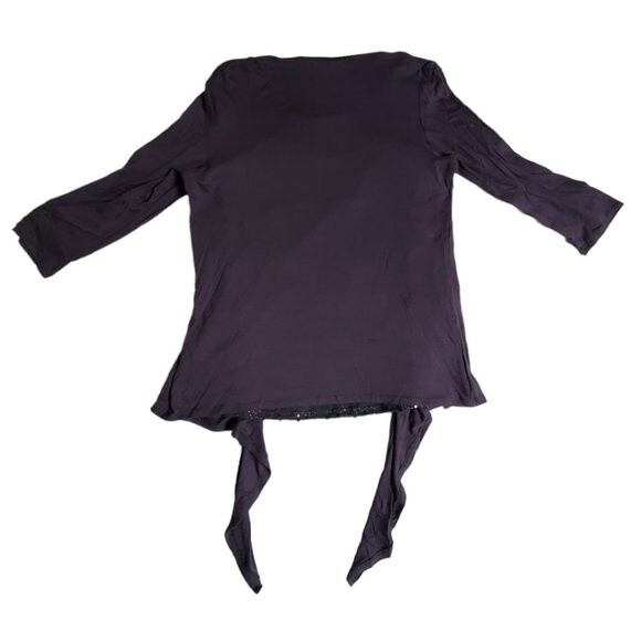 Three Seasons Maternity Layered Top with Sequin Accents Size S - Picture 2 of 12